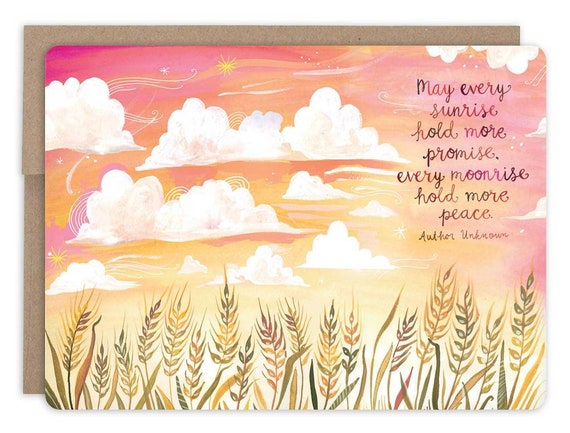May Every Sunrise - Greeting Card