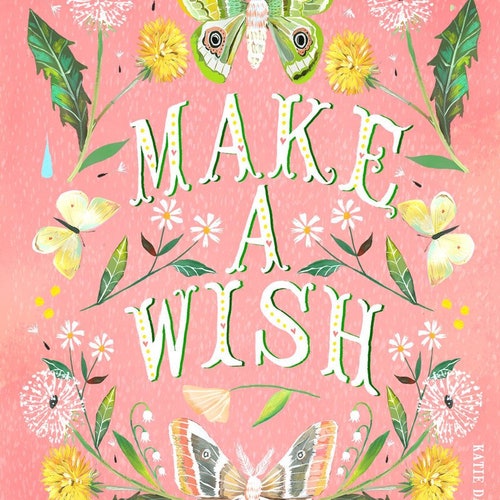 Make A Wish Art Print Floral Painting Katie Daisy 8x10 Etsy Make a wish art print floral painting katie daisy 8x10 etsy