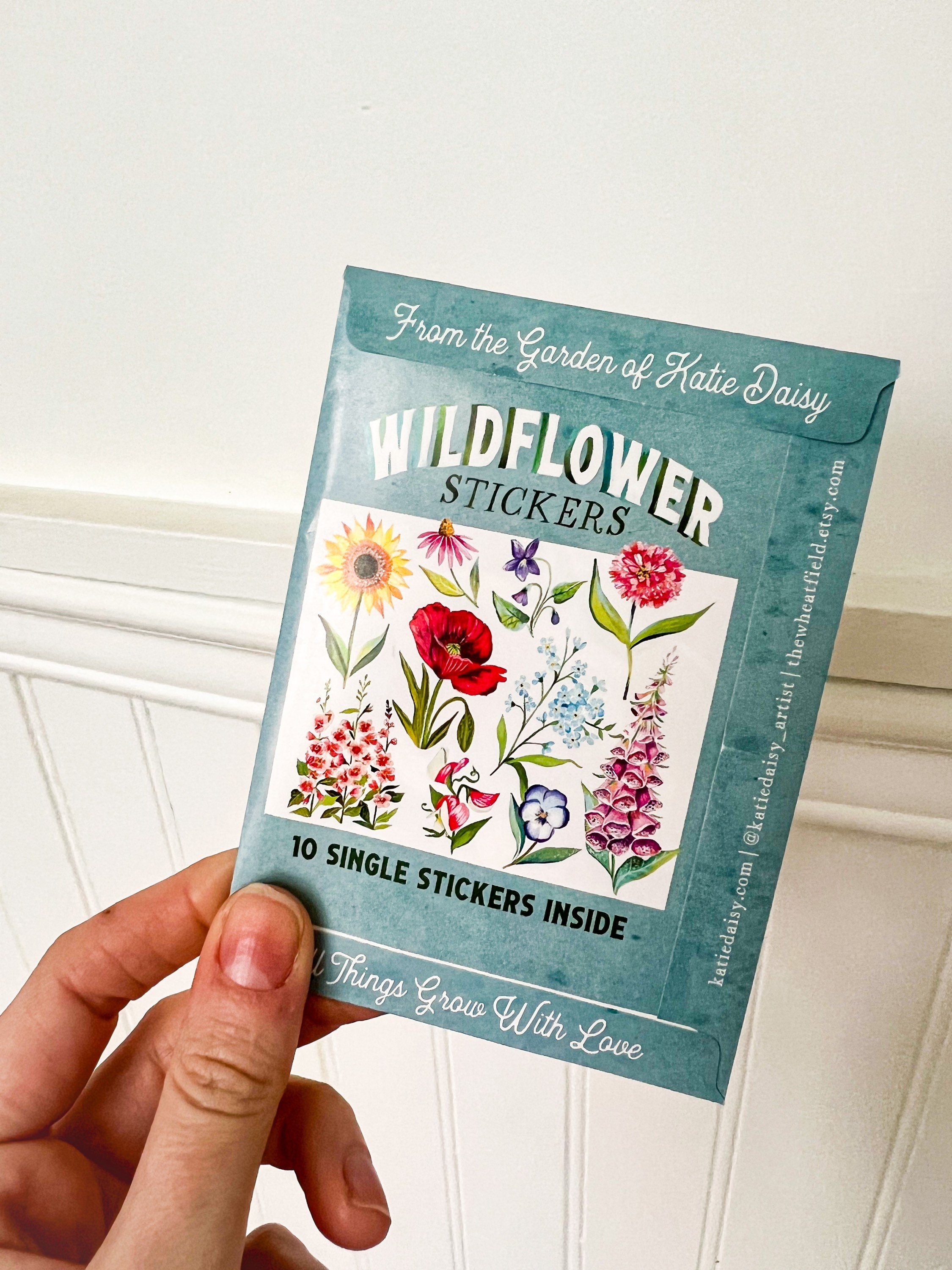 Wildflower Sticker Pack - Set of 10 Matte Stickers