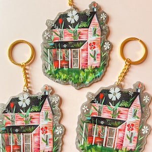 Prairie House Keychain