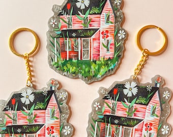 Prairie House Keychain