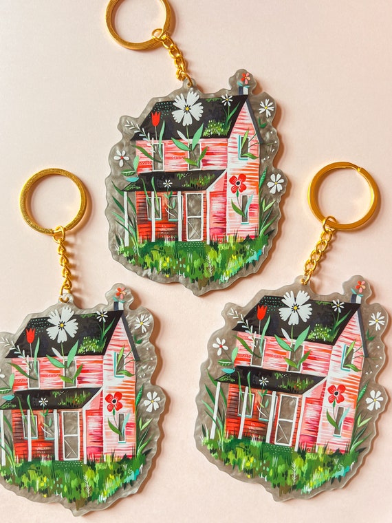 Prairie House Keychain