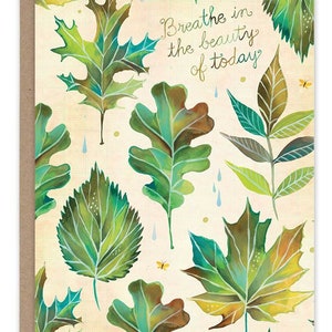 Breathe in the Beauty of Today - Greeting Card