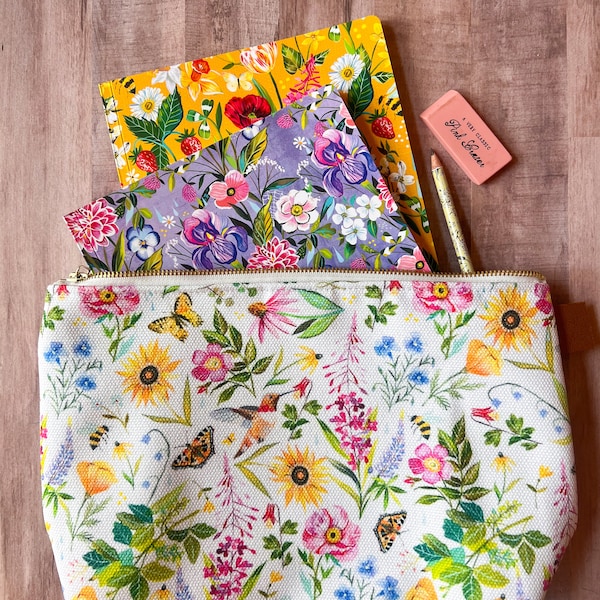 White Meadow Pouch