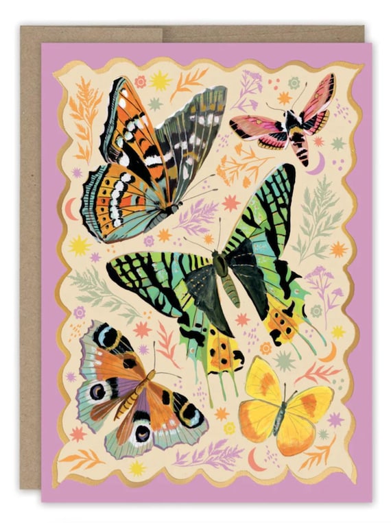 Enchanting Butterflies Birthday Card