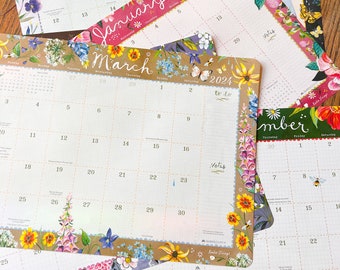 2023-2024 Desk Pad Monthly Calendar: 17-Month Calendar (Aug 2023 - Dec 2024)