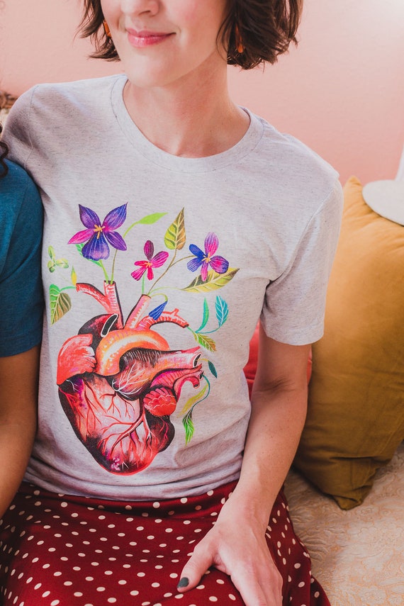 Garden Heart Tri-Blend Tee