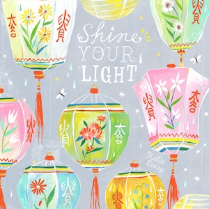 Shine Your Light Art Print