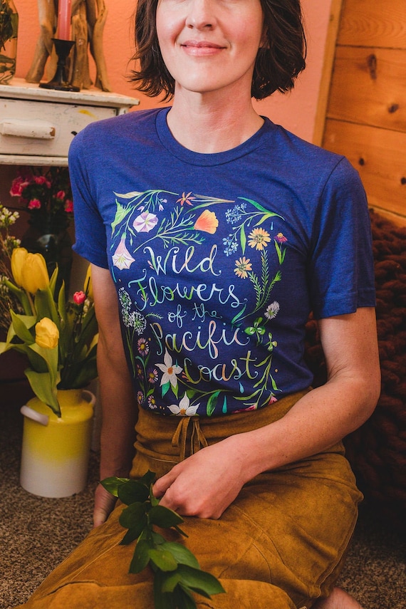 Pacific Coast Wildflower Tee