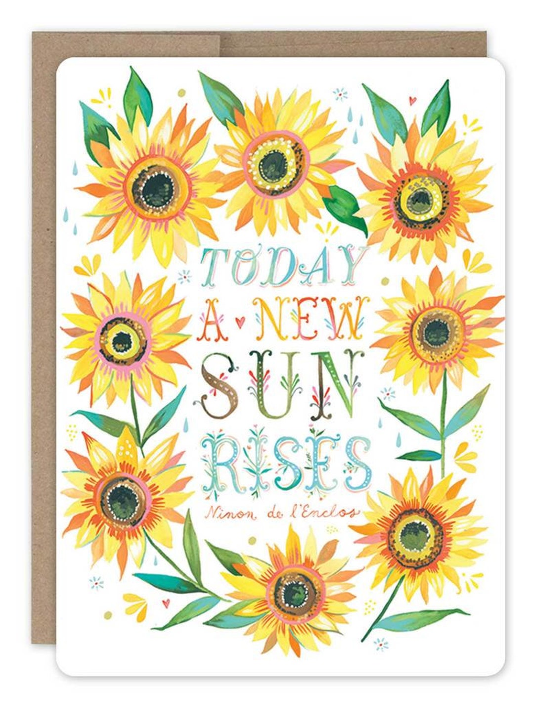 Sun Rises - Greeting Card - Etsy