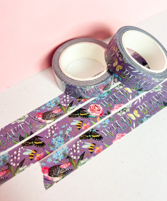 Gold Foil Wild Beauty Washi Tape #7