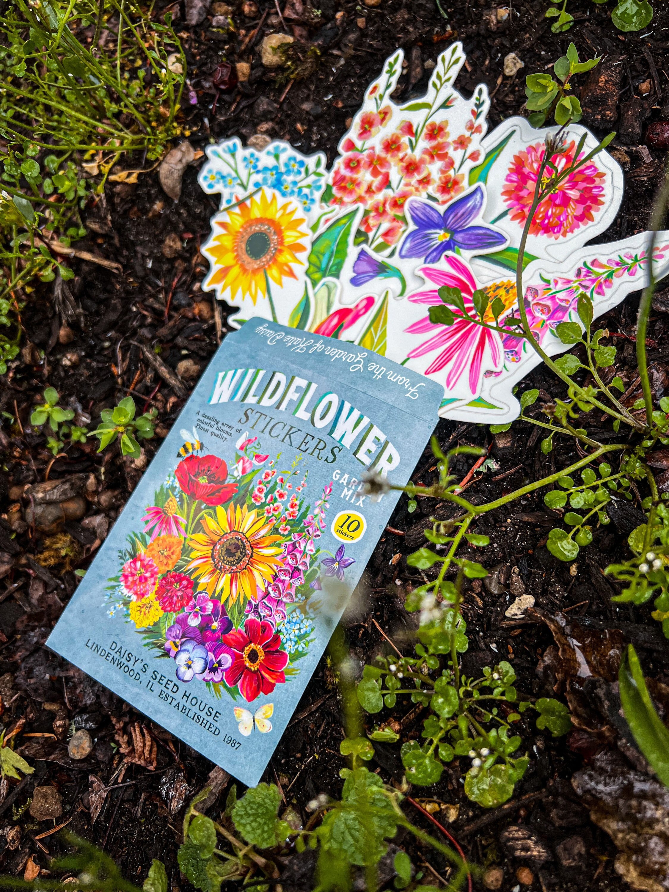 Wildflower Sticker Pack — Bryn Merrell Art