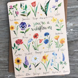 Wildflower- Greeting Card