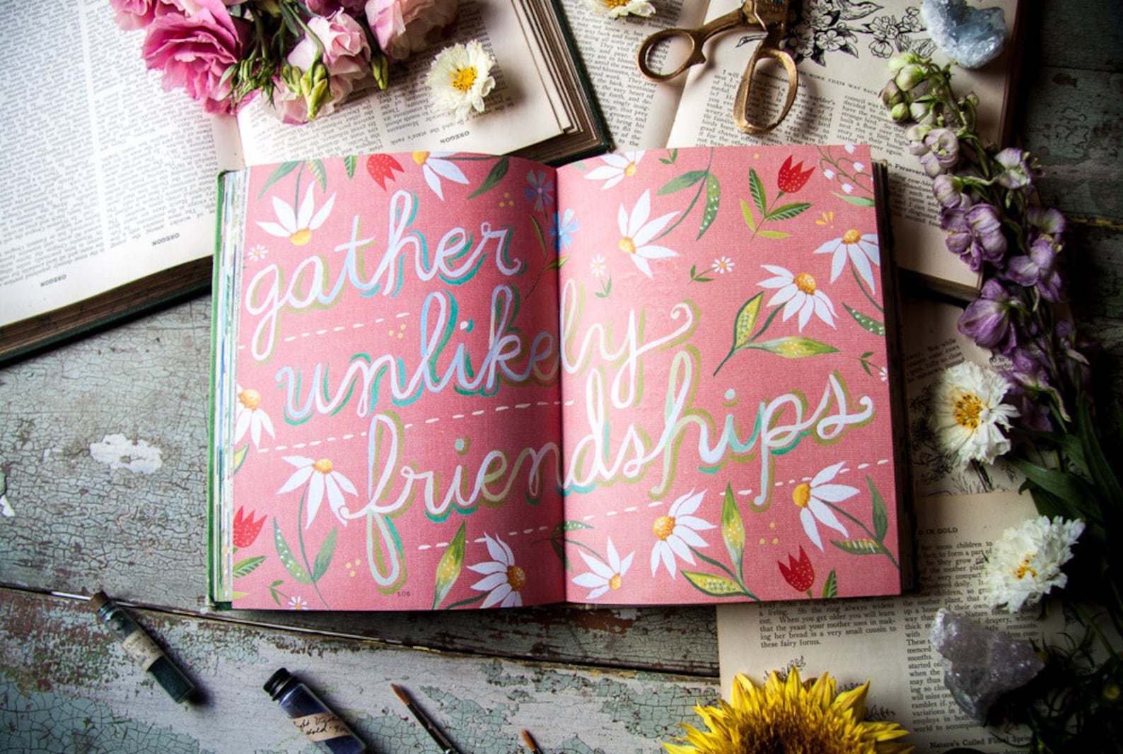 How to Be a Wildflower A Field Guide by Katie Daisy. SIGNED Etsy