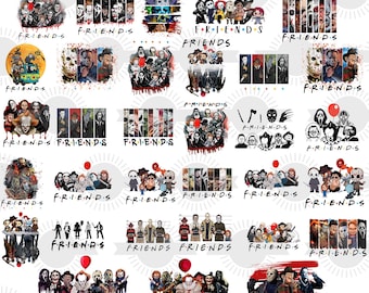 35+ Halloween Horor Png, Horror Friends Png, Halloween Character Png, Horror Bundle PNG, Horror Movie PNG, Halloween Png, Halloween Friends