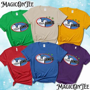 Retro Disney Channel Games Logo Classic Squad Matching Shirt, Disney Mickey Gaming Tee, Channel Games Team Shirt, Disneyland Family Gift