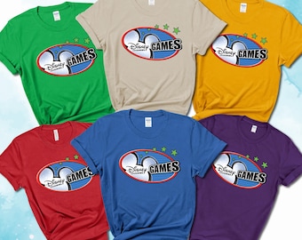 Retro Disney Channel Games Logo Classic Squad Matching Shirt, Disney Mickey Gaming Tee, Channel Games Team Shirt, Disneyland Family Gift