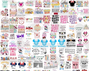 300+ Disney Mama Png/Svg Bundle, Mama Mouse Png, Mouse and Friend Svg, Funny Mom, Mama Mini Mouse Png, Mama Life Png, Gift for Mom