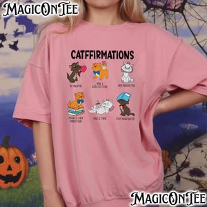Disney Catffirmations Shirt, Disney Cats Shirt, Gift for Cat Lover, The Aristocats Shirt, Cheshire Cat,Disneyland Family Matching Shirt