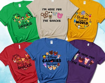 Snacking Around the World Shirt, Disney Snacks Shirt, Magic Kingdom Snacking Shirt, Disney Snacking Shirt, Epcot Shirt, Disney Vacation Tee