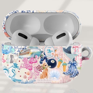 East Coastal Cowgirl AirPod Case Coquette Airpods 4 case, Collage Gifts Airpods Case, AirPods Pro Case, Pink Aesthetic AirPod Pro 2 Case