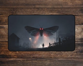 Crimson Mothman MTG Playmat Rolig TCG Commander Zones Musmatta & Skrivbordsmatta Magic The Gathering