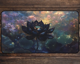 Blue Lotus MTG Playmat | TCG Playmate Deskmat & Mousepad