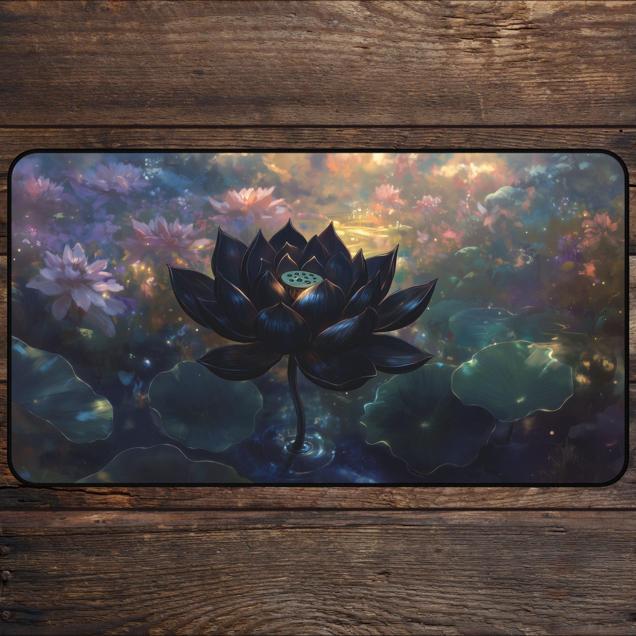 希少】Black Lotus ブラックロータス プレイマット mo版 MTG