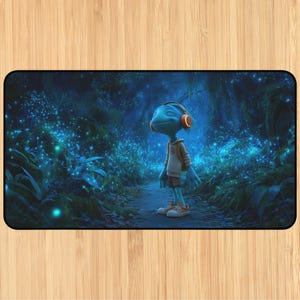Sci-Fi Fantasy TCG-speelmat voor Lorcana-fans Alien Explorer Anime Bureaumat Trading Card Games Mousepad onofficiële Lorcana-speelmatten Jungle