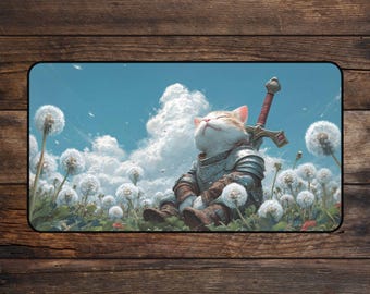 MTG Playmat • Katzen Spielkamerad • Anime Mousepad • Minimalistische Bereiche