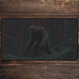 Cryptid TCG Playmat for MTG Fans Forest Giant Custom Playmat TCG Playmats DnD mtg Accessories Deskmat Anime Mousepad mtg Playmats