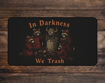 Occult Raccoon MTG Playmat • Minimalist TCG Gaming Mat
