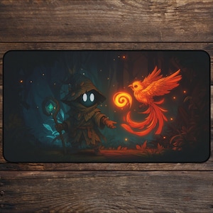 MTG Playmat Dark Phoenix MTG Tokens TCG Playmat Sorcerer Anime Desk Mat Custom Playmat Mousepad, DnD, mtg Accessories Playmats