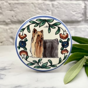 Yorkshire Terrier (with Show-cut) Wine Stopper, Yorkshire Terrier  Gifts, Yorkie Gifts, Yorkie Mom Gifts, Dog Mom Gift, Wine Gift