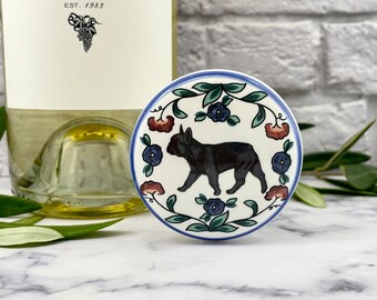 Bouchon De Vin En Forme De Bouledogue Français, Cadeau Pour