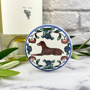 Tapón de vino con forma de oreja de Doberman Pinscher rojo y oxidado para amantes del Doberman Pinscher y del vino, regalo para mamá Doberman, regalo Doberman