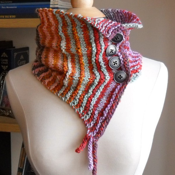 Pastel Whimsical Elf Couture Cowl