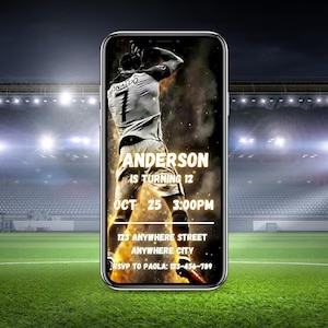 Cristiano Ronaldo Video Invitation, CR7 Digital Invitation, Soccer Invitation, CR7 Invitation, Siuuuuu, Mp4, Instant Download