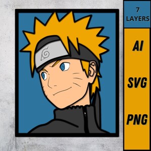Ninja Guy SVG, Layered Design per il taglio, File vettoriale per taglio laser e carta, Vector SVG Mandala per Cricut, Glowforge
