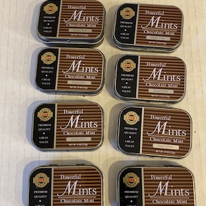 8 Mini Mint Tins for Repurposing