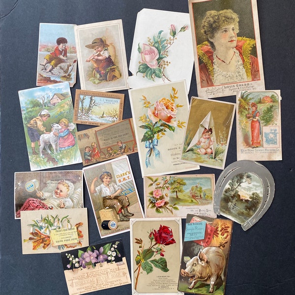 Victorian Trade Card Etsy