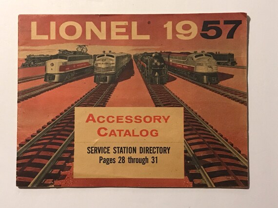 lionel 1957 catalog layout