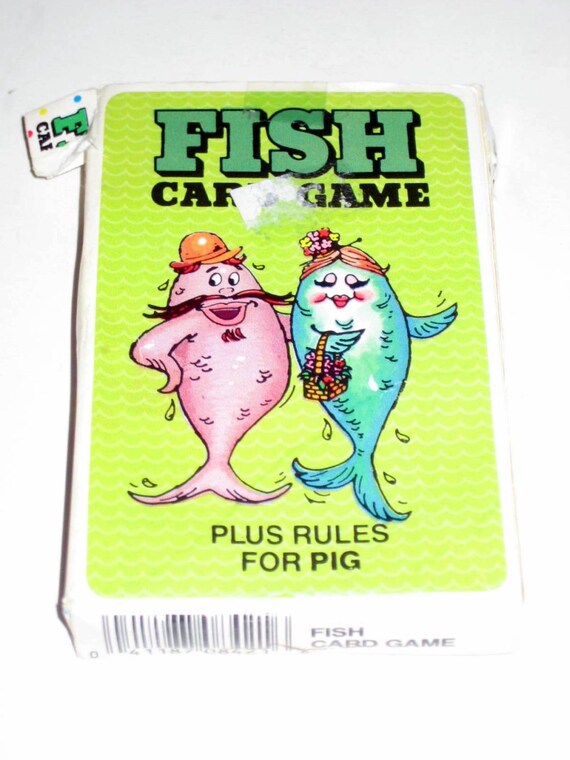 Vintage 1985 Card Game Fish Card Game. Etsy