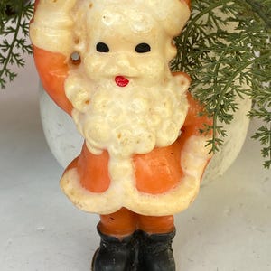 ONE Vintage 5.5” Gurley Figural Christmas Candle - Santa Claus Candle