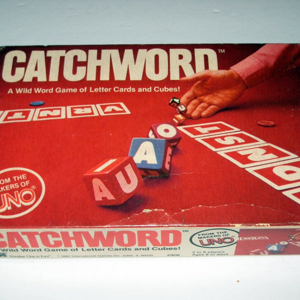 Vintage (1982) Catchword Game for Playing or Crafting