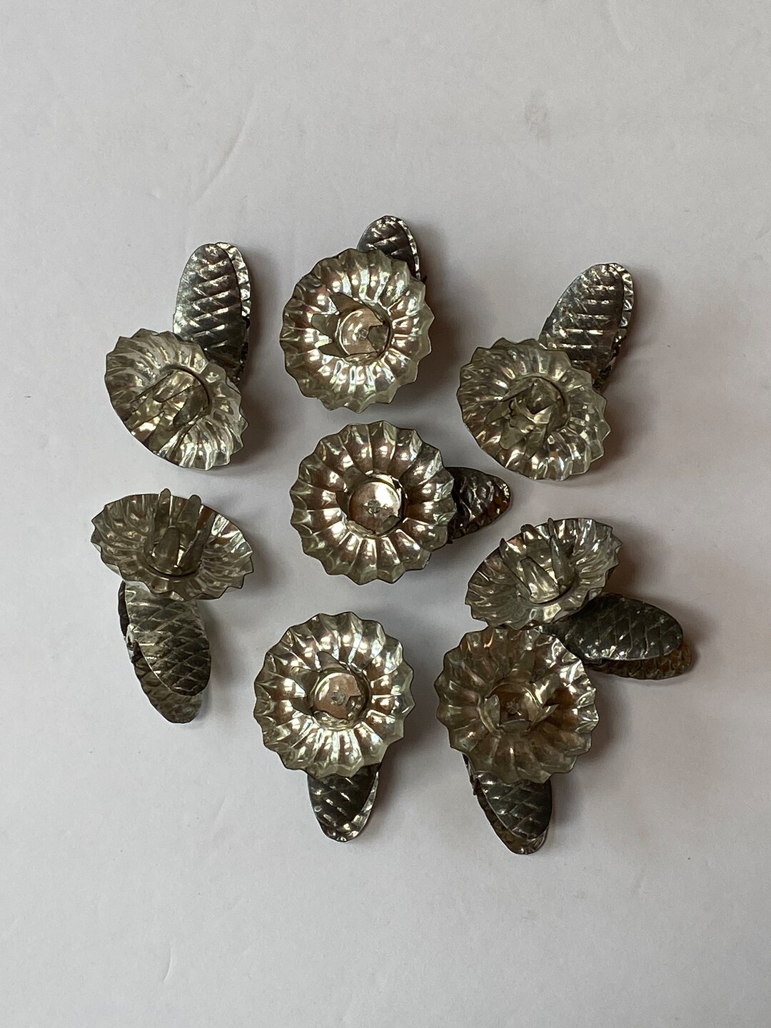 8 Vintage Christmas Tree Candle Clips Etsy