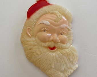Vintage (1960s) Santa Claus Plastic Cake Topper