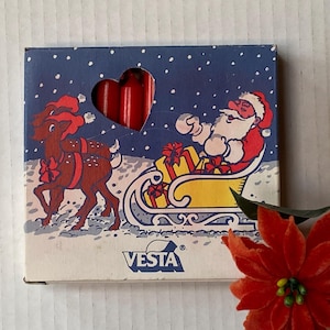 Vintage Package of 18 Four Inch Red Candles for Angel Chimes or Christmas Tree Candle Clips