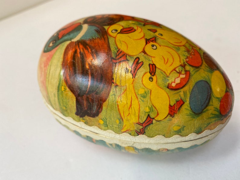 Vintage German Paper Mache Easter Egg Made in Germany Etsy