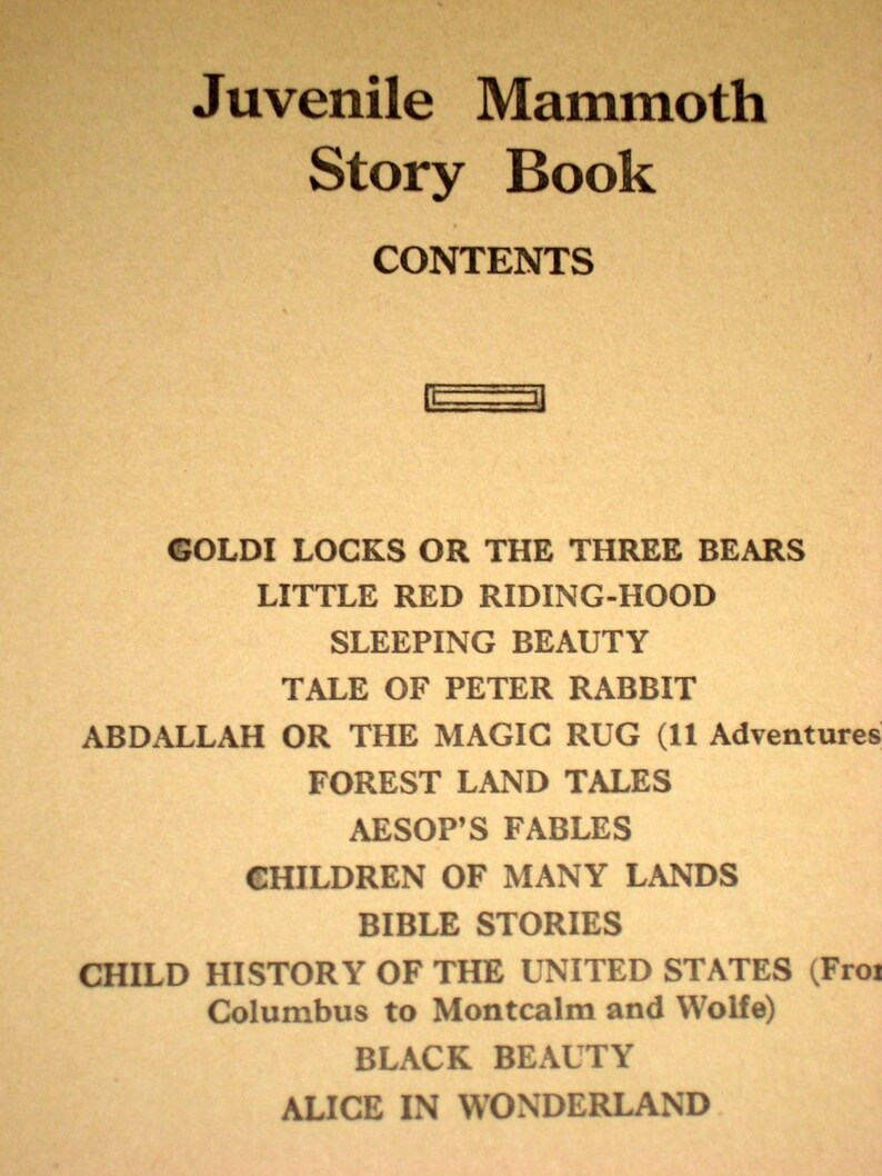 Vintage 1921 Children's Book Juvenile Mammoth Story Book image 3